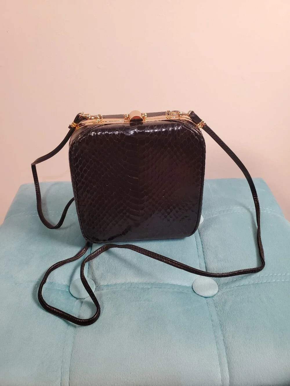 Rosato - Vintage - Genuine Snake Skin  - Shoulder Bag